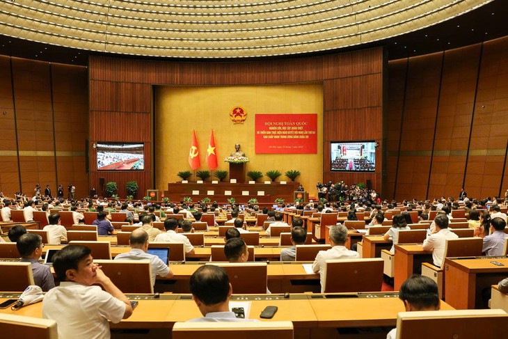 Tổng Bí thư, Chủ tịch nước Tô Lâm dự, phát biểu chỉ đạo Hội nghị toàn quốc quán triệt Nghị quyết Trung ương 3- Ảnh 3.