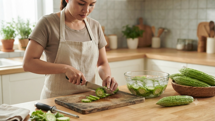 Cách giảm đắng hiệu quả khi ăn mướp đắng - Ảnh 1.