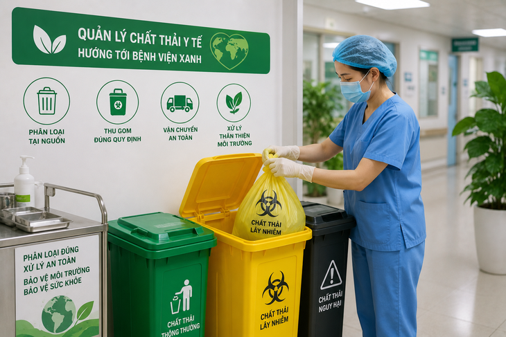 Quản lý chất thải y tế theo hướng xanh - trách nhiệm của các cơ sở y tế- Ảnh 2.