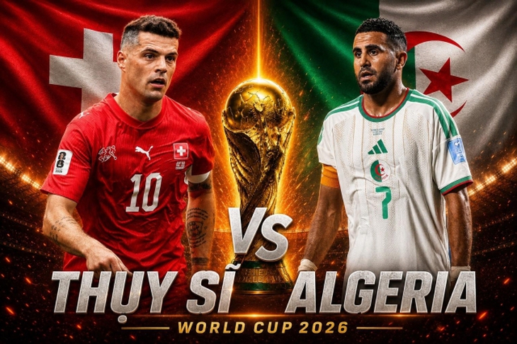 Kênh và link xem trực tiếp Thụy Sĩ vs Algeria - vòng 1/16 World Cup 2026 ngày 3/7- Ảnh 1.