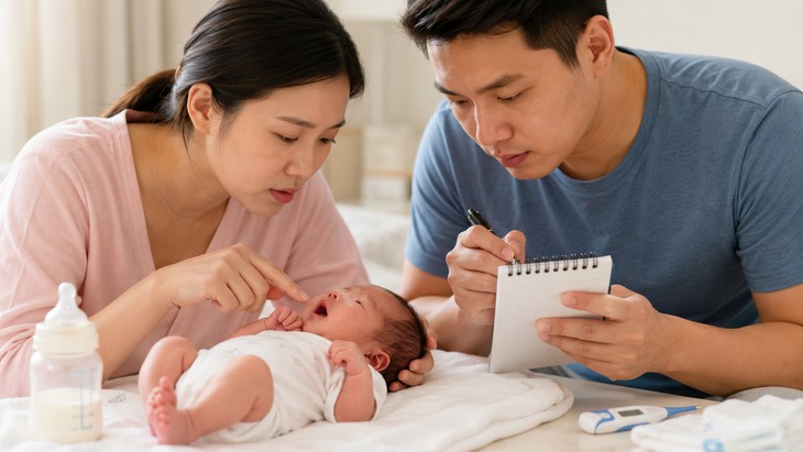 Đừng vội nghĩ trẻ sơ sinh sùi bọt miệng chỉ là ọc sữa - Ảnh 1.