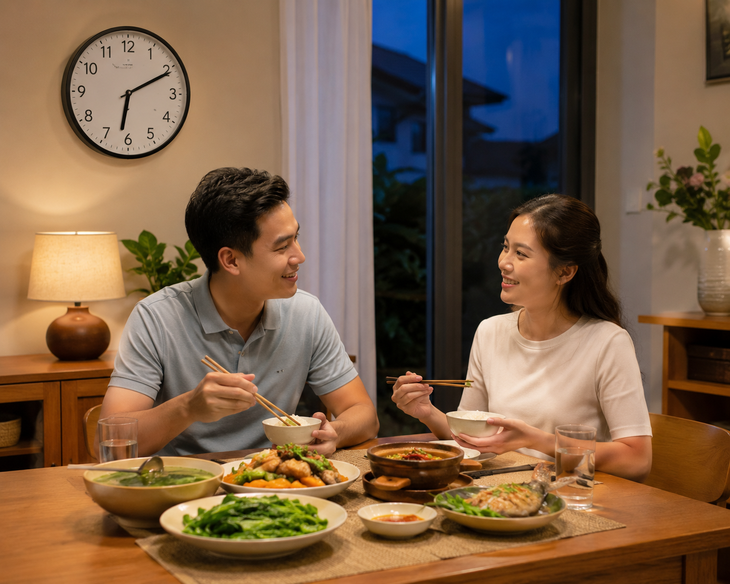 Thời điểm ăn tối tốt nhất cho sức khỏe não bộ - Ảnh 1.