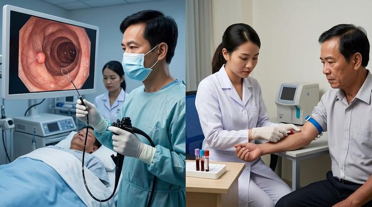 Xét nghiệm máu tầm soát ung thư đại trực tràng có thay được nội soi?- Ảnh 2.