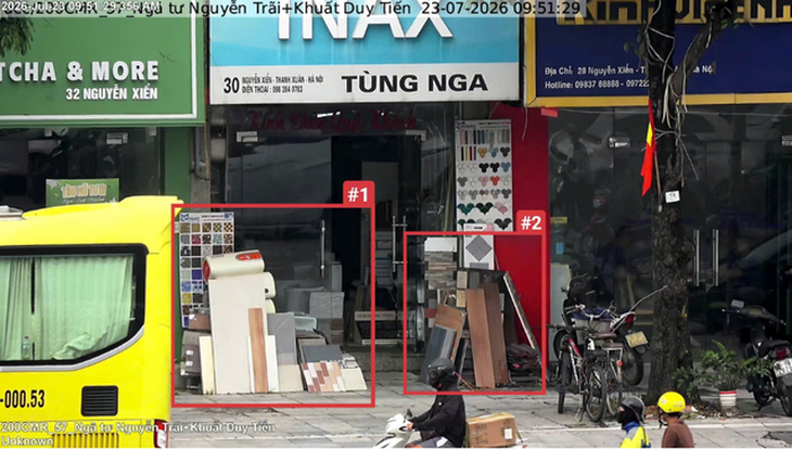 Hà Nội: Công bố 1.861 trường hợp bị 'phạt nguội' do lấn chiếm vỉa hè trái phép- Ảnh 1.