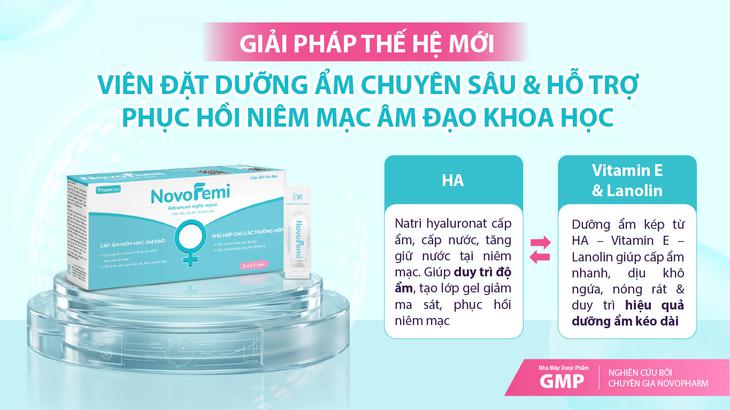 Chăm sóc vùng kín khoa học sau tuổi 35 – Mang “tính nữ” trở lại cùng Novofemi Advanced Night Repair - Ảnh 3.