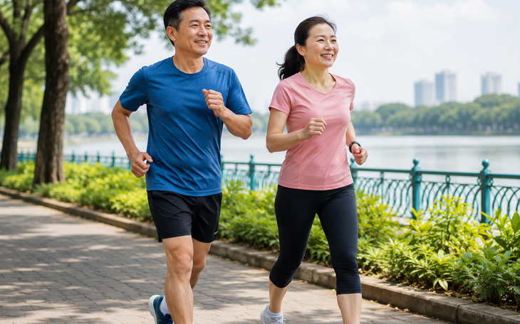 Đi bộ sáng hay chiều tốt cho sức khỏe não bộ sau tuổi 50? - Ảnh 1.