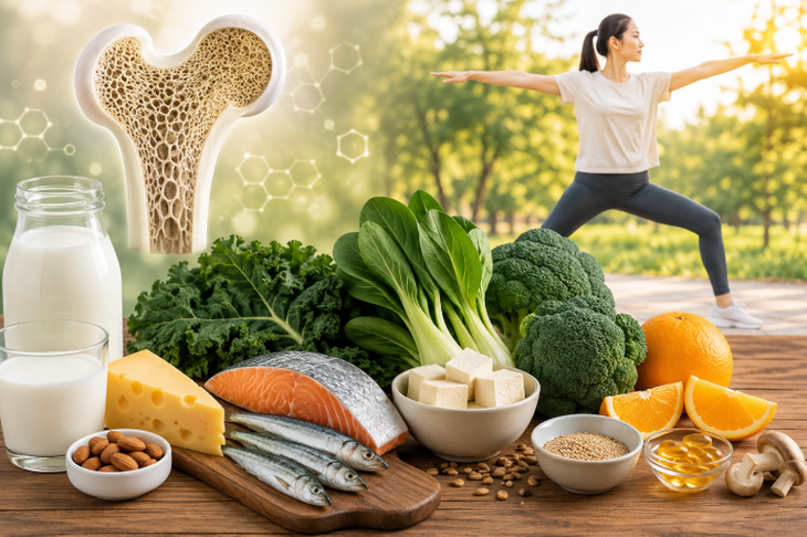 8 cách giúp xương chắc khỏe tự nhiên, không chỉ nhờ viên bổ sung canxi - Ảnh 1.