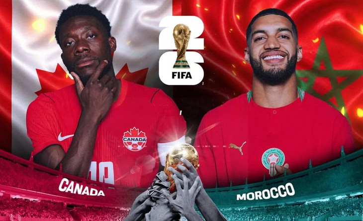 Kênh và link xem trực tiếp Canada vs Morocco - vòng 1/8 World Cup 2026 ngày 5/7- Ảnh 1.