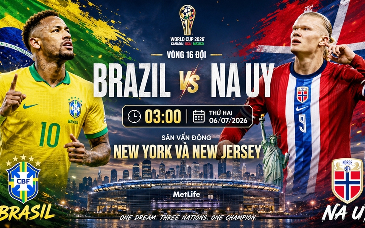 Kênh và link xem trực tiếp Brazil vs Na Uy - vòng 1/8 World Cup 2026 ngày 6/7- Ảnh 3.
