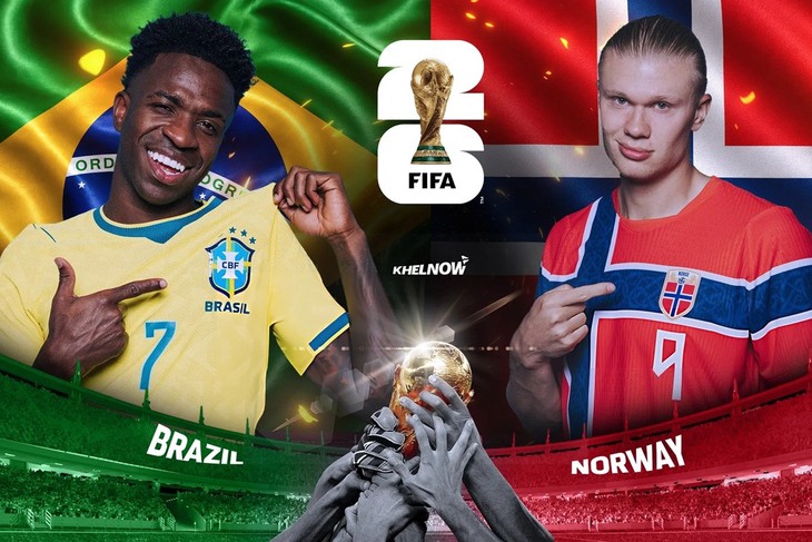 Kênh và link xem trực tiếp Brazil vs Na Uy - vòng 1/8 World Cup 2026 ngày 6/7- Ảnh 1.
