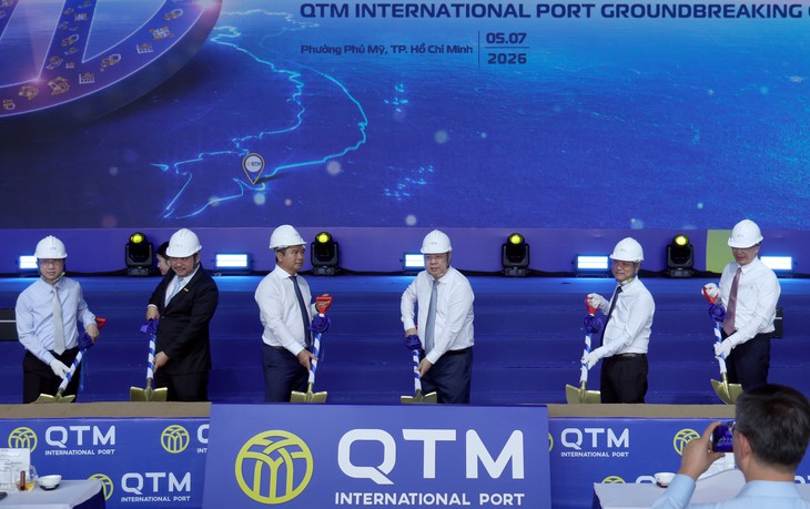 Phó Thủ tướng Thường trực Phạm Gia Túc dự lễ khởi công Cảng quốc tế QTM- Ảnh 2.