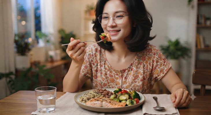 7 nguyên tắc giảm cân lành mạnh ở phụ nữ tiền mãn kinh - Ảnh 1.