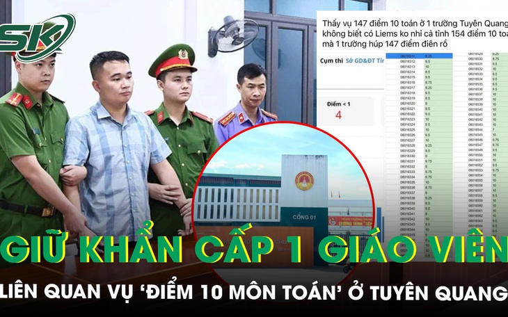 Vụ hơn 100 điểm 10 tại Tuyên Quang: Đã khởi tố 4 đối tượng- Ảnh 2.