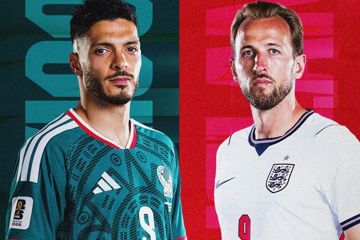 Kênh và link xem trực tiếp Mexico vs Anh - vòng 1/8 World Cup 2026 ngày 6/7- Ảnh 1.