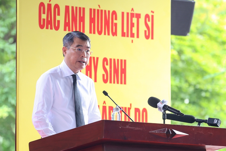 Thủ tướng dự lễ triển khai tìm kiếm, quy tập hài cốt liệt sĩ tại Công viên Lê Thị Riêng- Ảnh 1.
