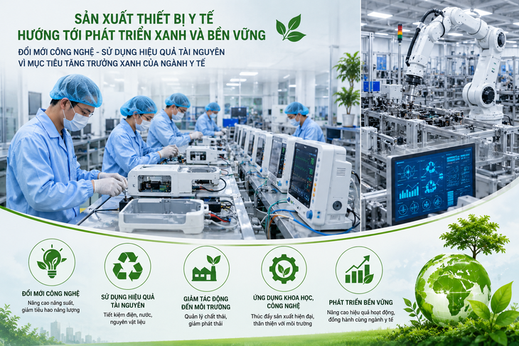 Cơ sở sản xuất thiết bị y tế hướng tới phát triển xanh và bền vững- Ảnh 2.