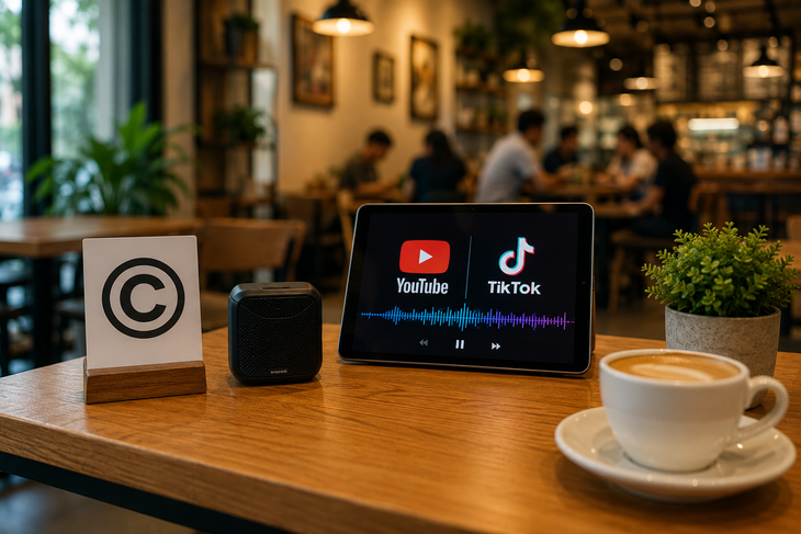 Mở nhạc YouTube, TikTok trong quán cà phê có phải trả tiền bản quyền?- Ảnh 2.