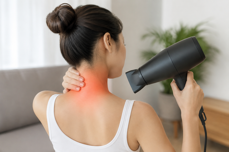 Ứng dụng máy sấy tóc trong chăm sóc sức khỏe - Ảnh 1.