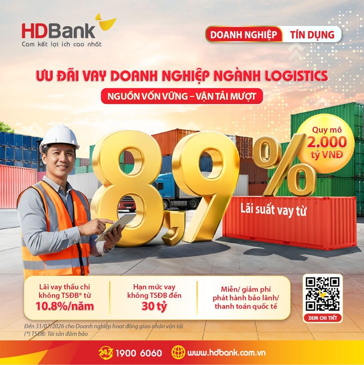 Lãi suất từ 7,2%/năm, HDBank tung loạt ưu đãi lớn cho doanh nghiệp - Ảnh 3.
