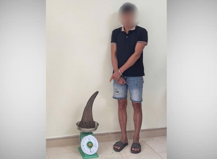 Vận chuyển 3,64 kg sừng tê giác, người đàn ông ở Cao Bằng bị bắt tạm giam- Ảnh 1.