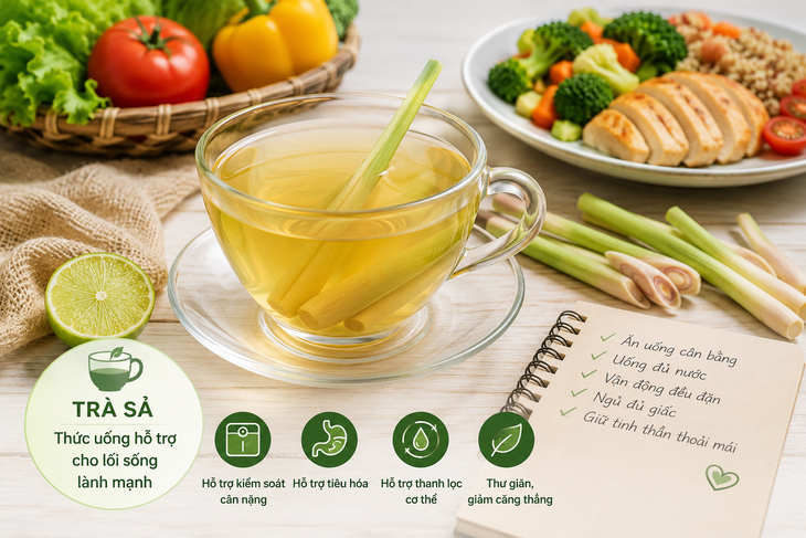 Uống trà sả vào lúc nào là tốt nhất? - Ảnh 1.