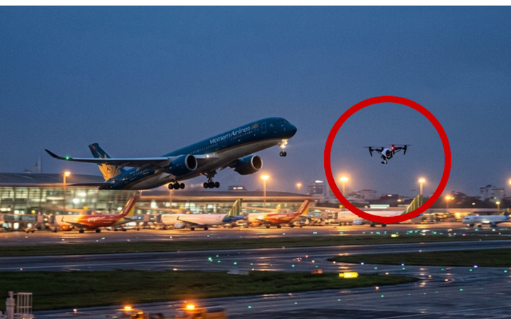 UAV liên tiếp xuất hiện ở sân bay Tân Sơn Nhất, hàng loạt chuyến bay bị ảnh hưởng - Ảnh 1.