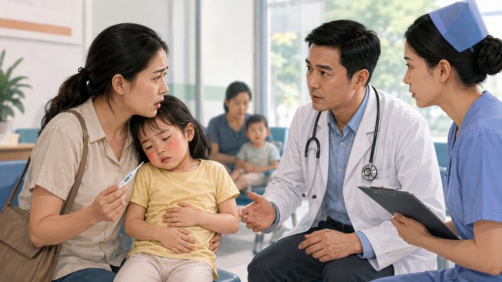Trẻ sốt đầu năm học: 72 giờ đầu cha mẹ cần theo dõi gì?- Ảnh 2.