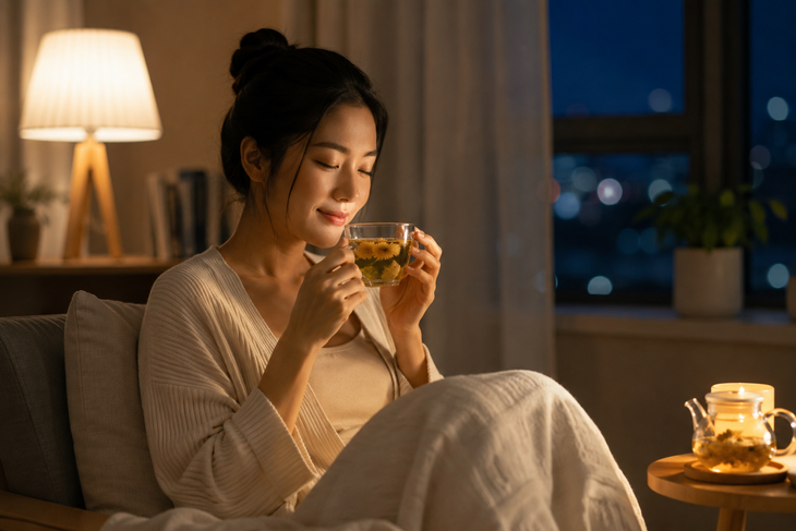 5 loại đồ uống giúp giảm căng thẳng, hỗ trợ giấc ngủ và cân bằng cortisol - Ảnh 1.