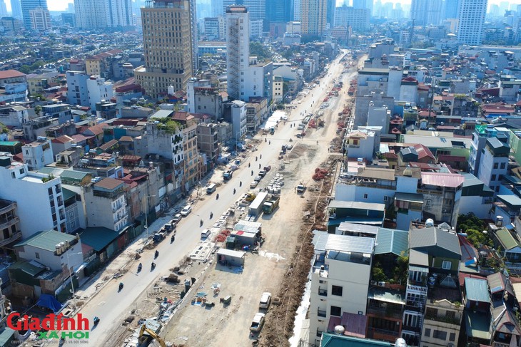 Hà Nội tăng tốc thi công Vành đai 1 Hoàng cầu - Voi Phục trước hạn 2 / 9 - Ảnh 1.