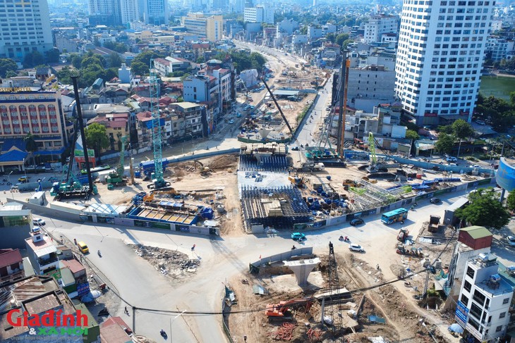 Hà Nội tăng tốc thi công Vành đai 1 Hoàng cầu - Voi Phục trước hạn 2 / 9 - Ảnh 7.