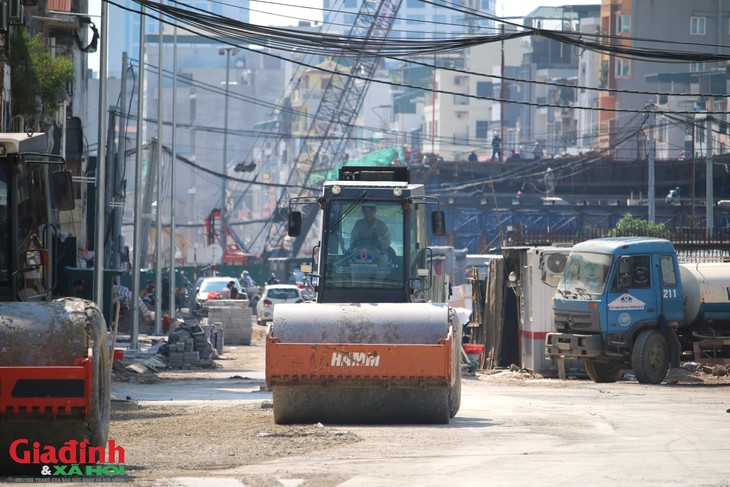 Hà Nội tăng tốc thi công Vành đai 1 Hoàng cầu - Voi Phục trước hạn 2 / 9 - Ảnh 13.