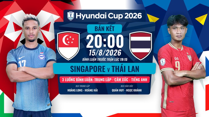Lịch thi đấu bóng đá hôm nay ngày 15/8 - 16/8: Bán kết ASEAN Cup 2026- Ảnh 1.