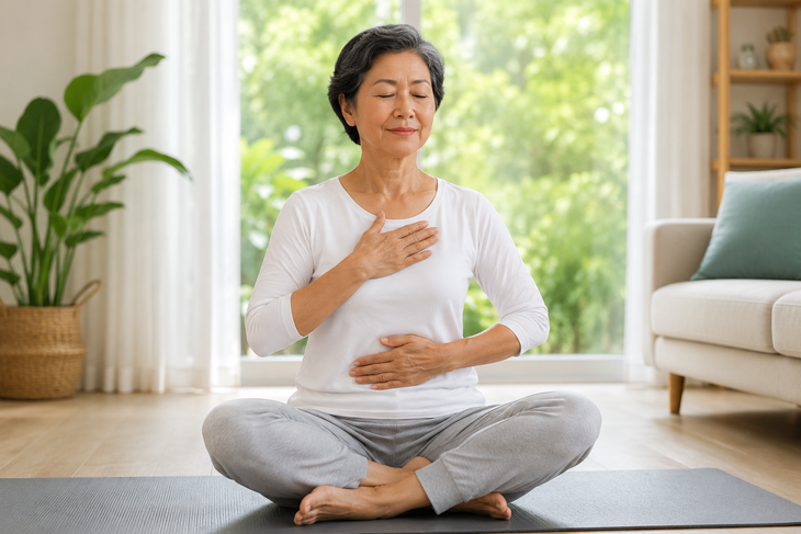 4 lợi ích tiềm năng của yoga với sức khỏe tim mạch sau tuổi 50 - Ảnh 1.