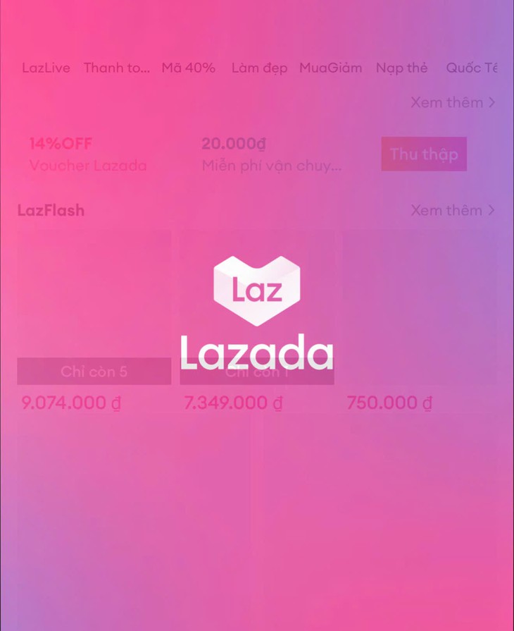 Lazada bị phạt 350 triệu đồng vì gây nhầm lẫn cho người tiêu dùng - Ảnh 1.