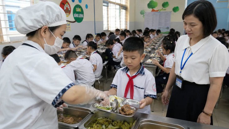 Hơn 600 đơn vị đăng ký cung ứng bữa ăn học đường tại Hà Nội- Ảnh 1.