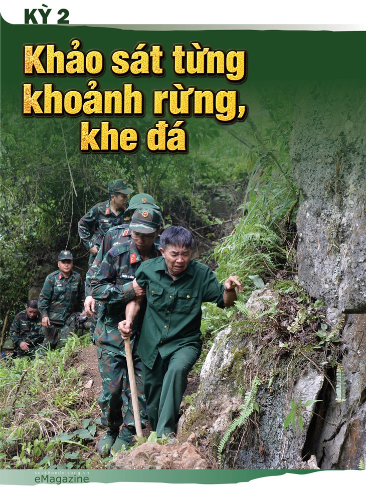 Theo dấu chân đồng đội giữa chiến trường xưa (Kỳ 2): Khảo sát từng khoảnh rừng, khe đá - Ảnh 1.