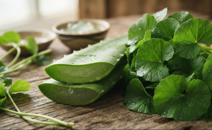 Nha đam hay rau má: Nên chọn loại nào để phục hồi làn da bị tổn thương - Ảnh 1.