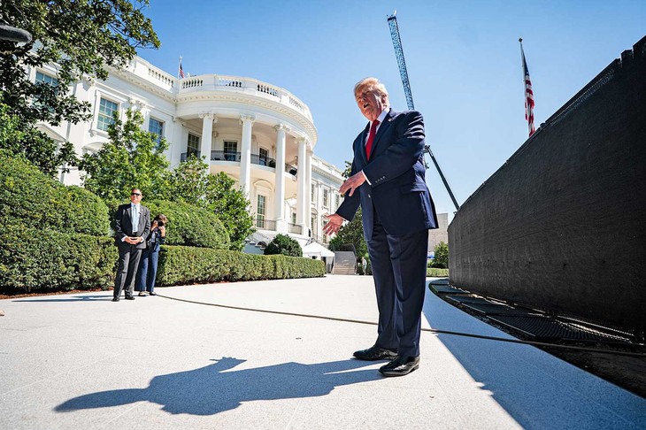Tổng thống Trump hé lộ kế hoạch đại tu hàng trăm triệu USD đối với Nhà Trắng - Ảnh 1.
