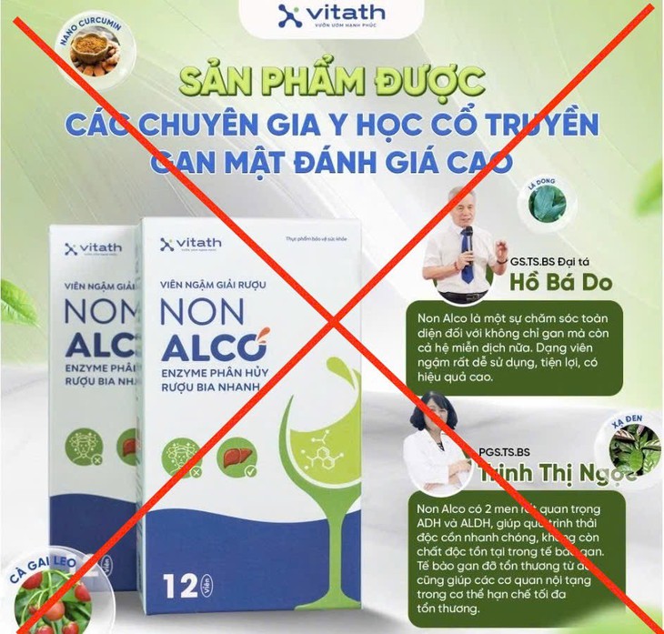Viên giải rượu Non Alco quảng cáo khi chưa được cấp phép- Ảnh 1.