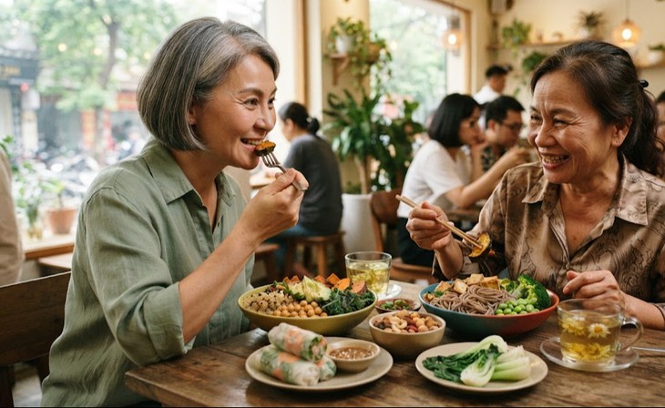 Người trên 50 tuổi ăn chay cần chú ý gì? - Ảnh 1.