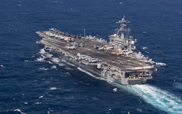 Tàu sân bay USS George Washington đạt 200.000 lượt hạ cánh - Ảnh 1.