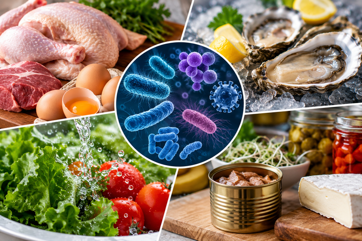 Những tác nhân phổ biến gây bệnh do thực phẩm - Ảnh 1.
