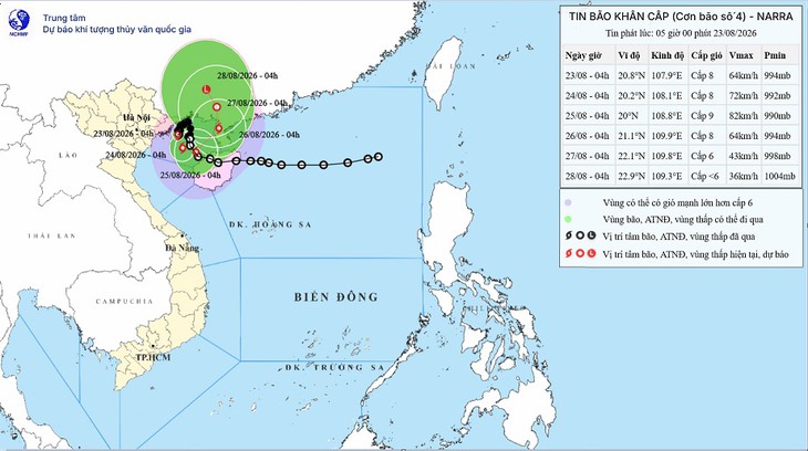 Bão số 4 quần thảo trên vùng biển Quảng Ninh - Hải Phòng gây mưa cực lớn- Ảnh 1.
