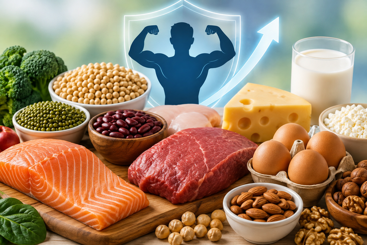 Sau tuổi 50, nên ăn gì để xương chắc khỏe, đôi chân vững vàng? - Ảnh 1.