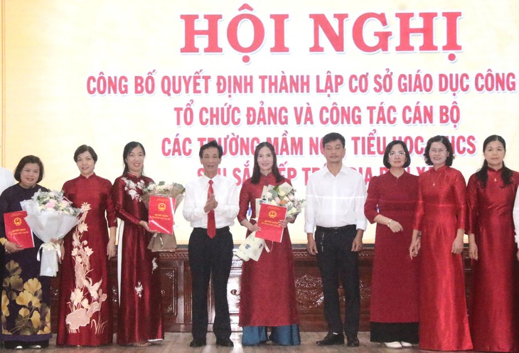 Trường học ở Hải Phòng sau sắp xếp sẵn sàng cho năm học mới - Ảnh 1.