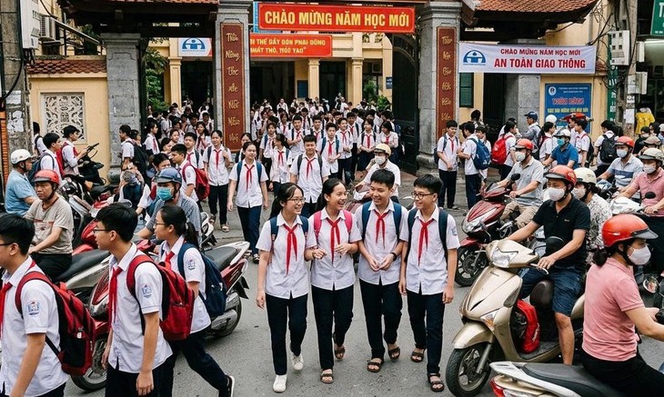 Siết chặt an toàn trường học, hạn chế xe cơ giới vào sân giờ cao điểm- Ảnh 1.