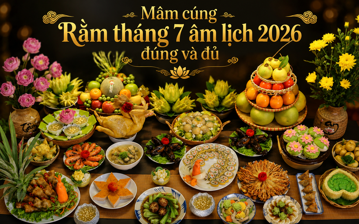 Bài văn khấn Rằm tháng 7 năm 2026 chuẩn nhất cầu gia đạo bình an- Ảnh 1.