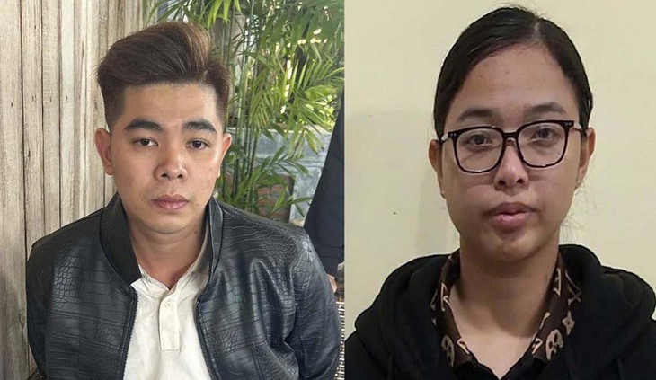 Bắt hai người giả nhân viên tài chính, chiếm đoạt tiền vay của khách hàng - Ảnh 1.