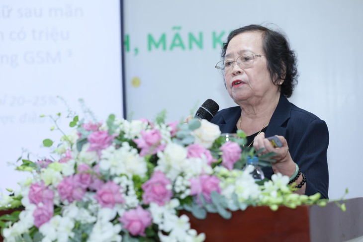 Tuổi mãn kinh tự nhiên trung bình của phụ nữ Việt Nam vào khoảng 48-52 tuổi - Ảnh 2.