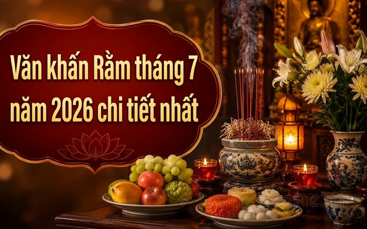 Khung giờ tốt nhất cúng Rằm tháng 7 năm 2026 ngày chính Rằm - Ảnh 1.
